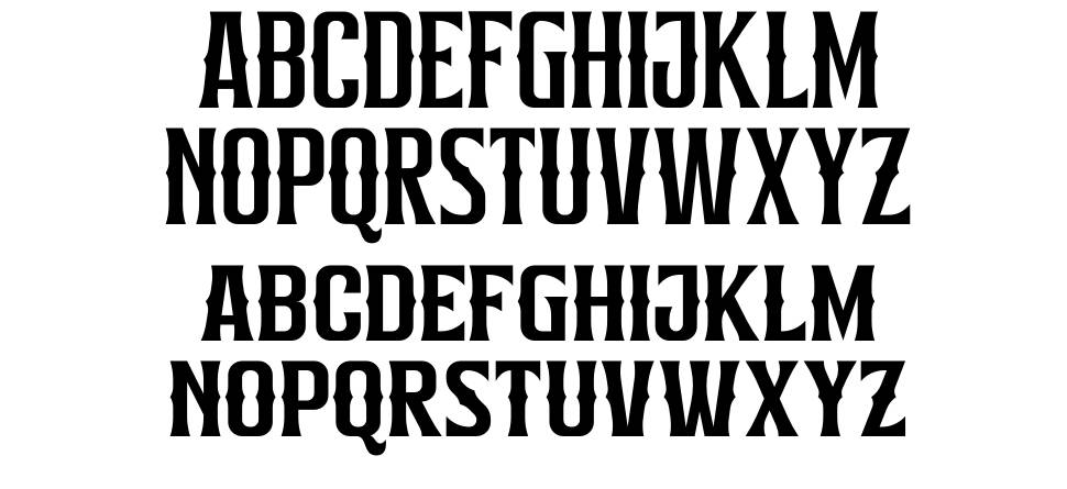 Alinore font specimens