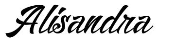 Alisandra 字形