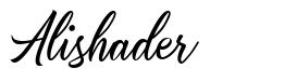 Alishader шрифт