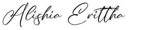 Alishia Erittha schriftart