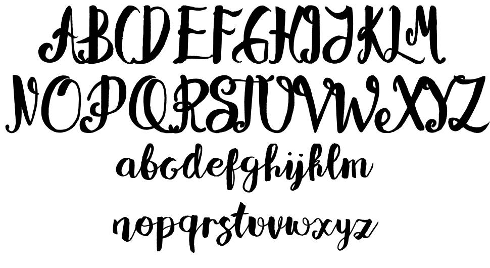 Alissya font Örnekler