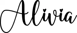 Alivia font by Danar Nugroho | FontRiver