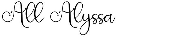 All Alyssa