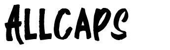 AllCaps шрифт
