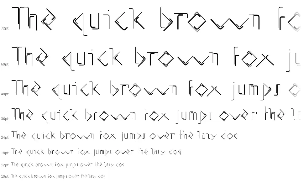 Fuente Allen Keys diseñada por Letters & Numbers