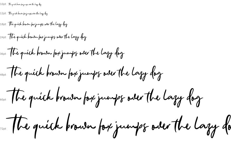 Allison Style font Waterfall