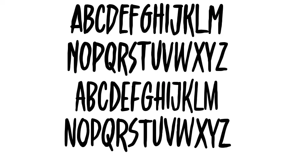 Alltoz font specimens