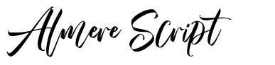 Almere Script schriftart