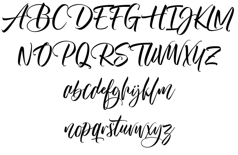 Almere Script шрифт Спецификация