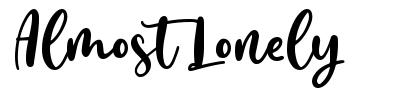 Almost Lonely font