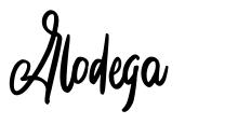 Alodega font