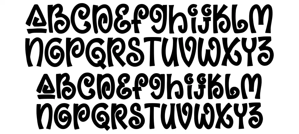 Aloha Dancefont specimens