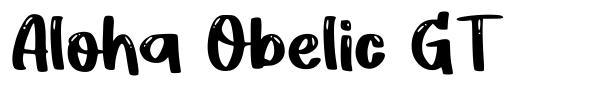 Aloha Obelic GT 字形
