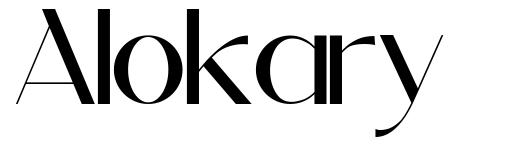 Alokary 字形