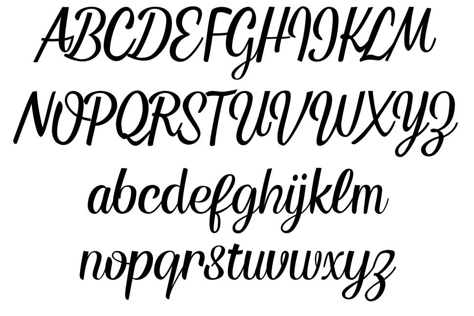 Alpenable font specimens