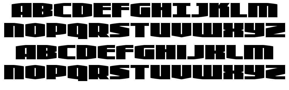 Alpha Century font specimens