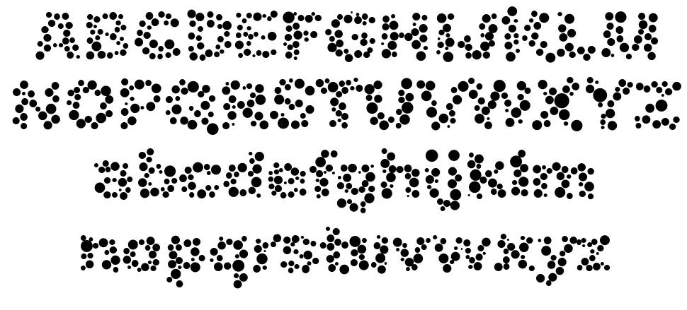 Alphabet 05 font Specimens