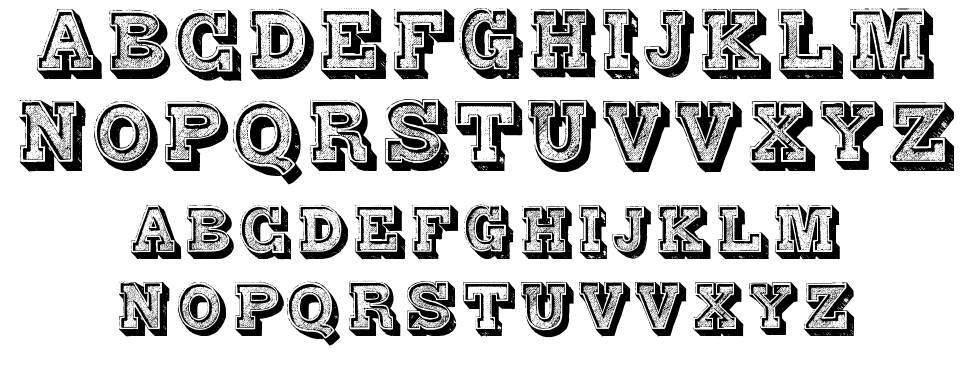 Alphabet Fantasie 字形 标本