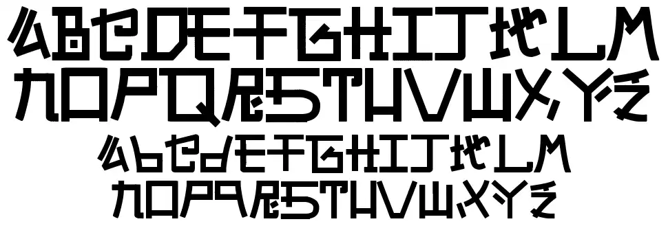 Alphabet SNK by PMPEPS フォント