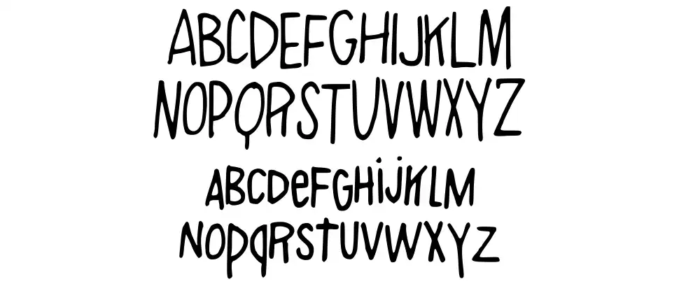 Alphabet Soup font specimens