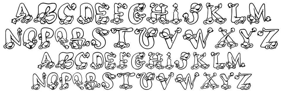 AlphaElfinfont specimens