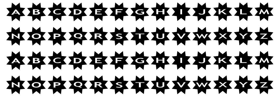 AlphaShapes stars 3 字形 标本
