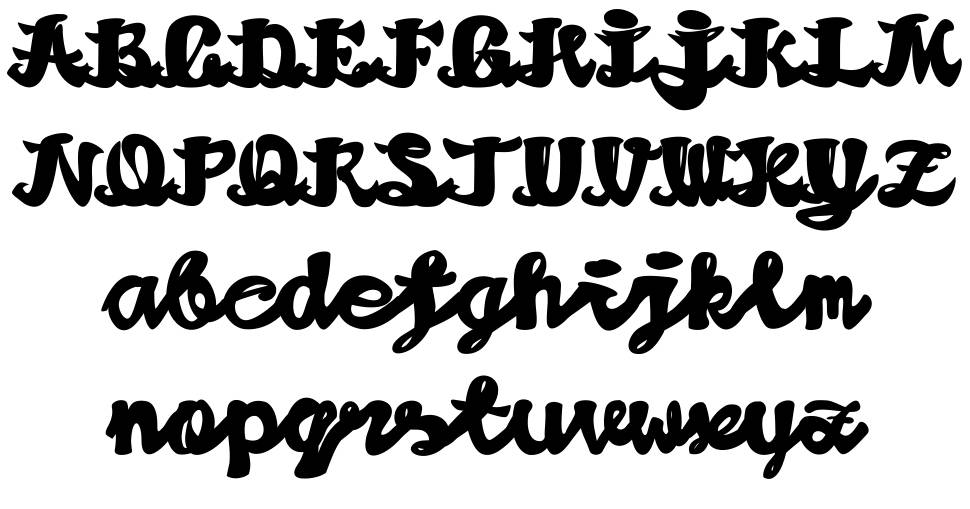 Alushpishan フォント 標本
