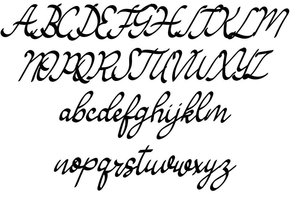 Alvanesa 字形 标本