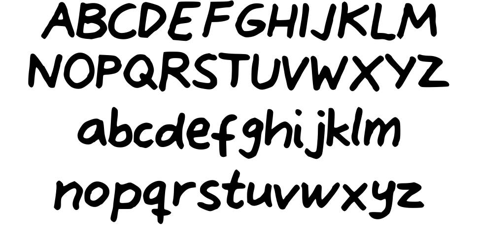 Alve Font písmo Exempláře