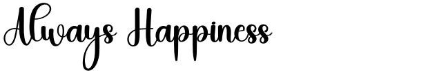 Always Happiness