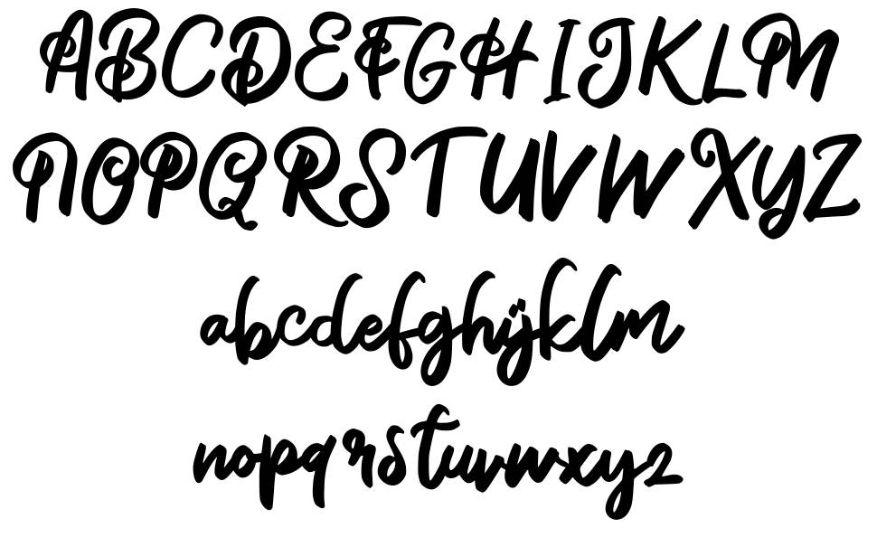 Alya font Örnekler