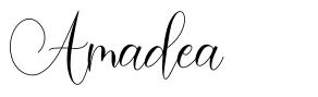 Amadea font