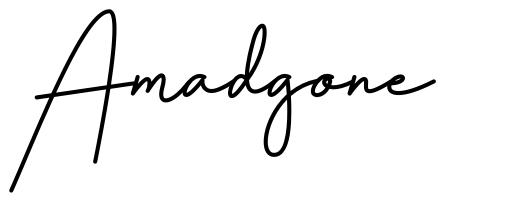 Amadgone 字形