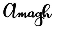 Amagh 字形