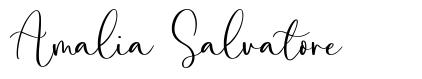 Amalia Salvatore шрифт