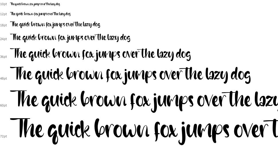 Amaria Lovely font Waterfall