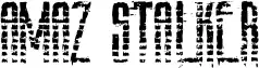 Шрифт сталкер. Шрифт сталкер 2. S.T.A.L.K.E.R шрифт. Сталкер надпись. Надпись сталкер шрифт.