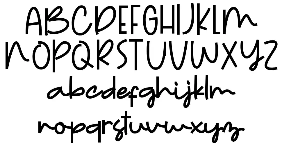 Amazed Emerald font Örnekler