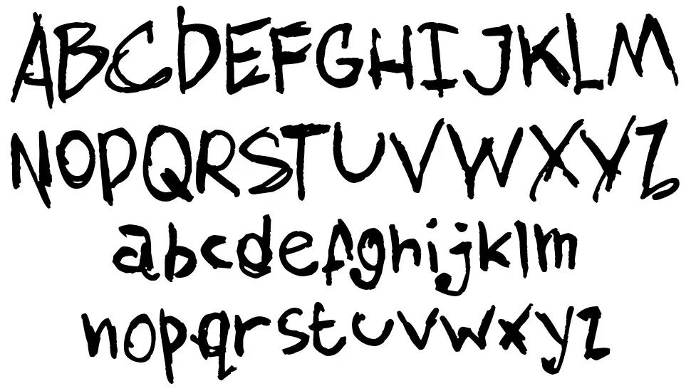 AmazHand Firstfont specimens