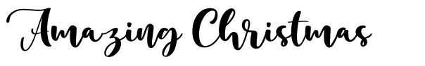 Amazing Christmas шрифт