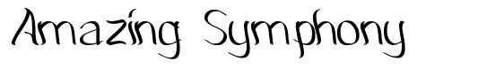 Amazing Symphony шрифт
