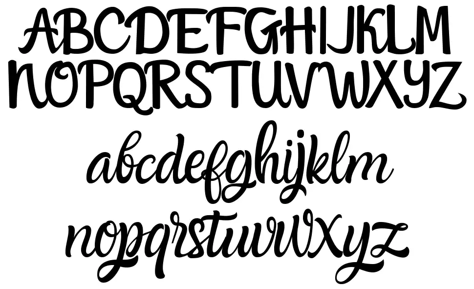 Amazone font specimens