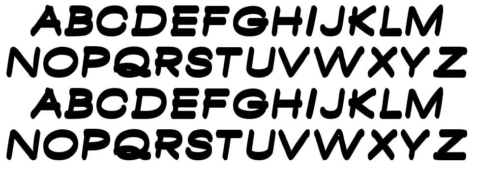 Ambambo font specimens