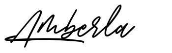Amberla шрифт