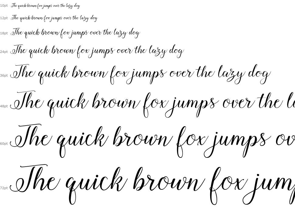 Amberlyn Script шрифт Водопад