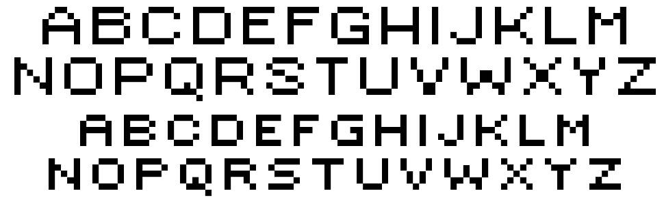 Ambitsek font specimens