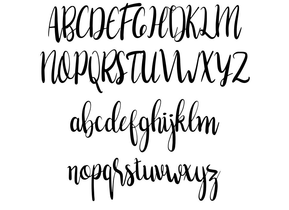 Ambrasto font Örnekler