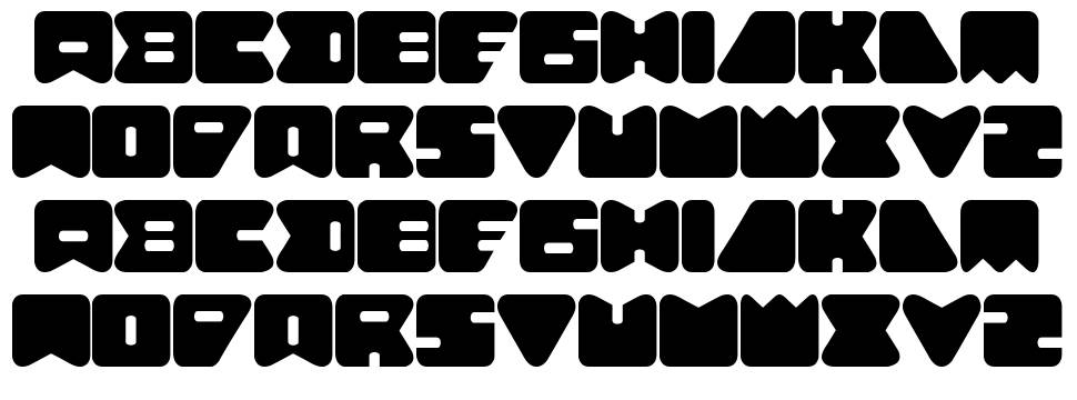 Ameba font specimens