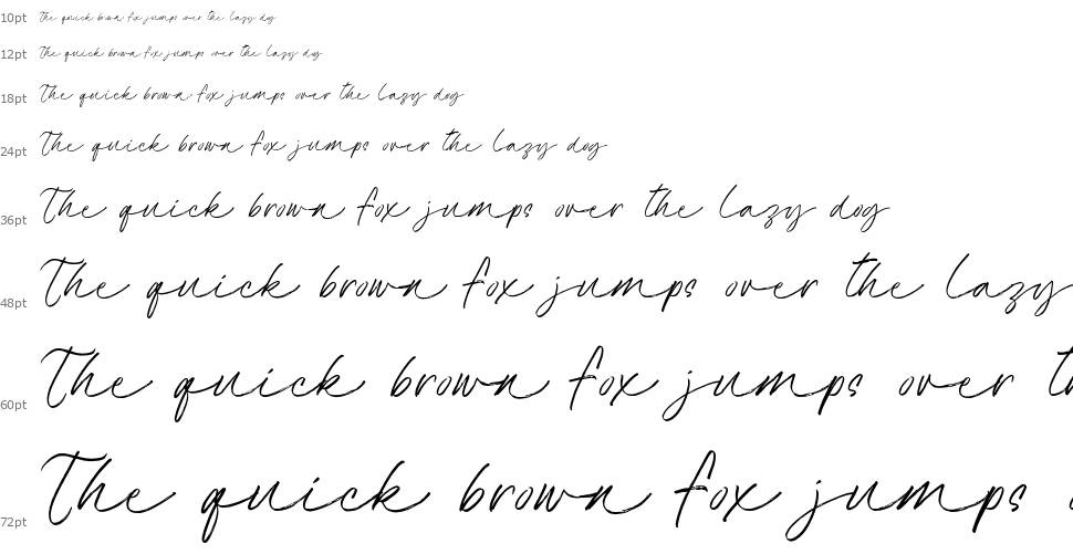 Amelia Bright шрифт Водопад
