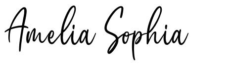 Amelia Sophia font